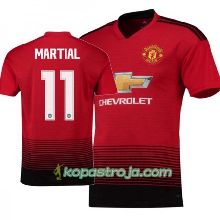 Billiga Fotbollströjor Manchester United Anthony Martial 11 Hemma tröja 2018/19 Kortärmad